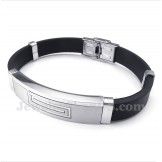Men's Titanium Rubber Bracelet