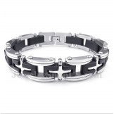 Men's Titanium Cross Bracelet