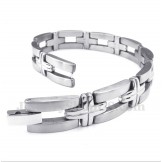 Men's Titanium Cross Bracelet