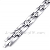 Men's Titanium Cross Bracelet