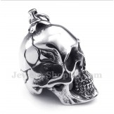 Men's Titanium Skull Pendant with Free Chain