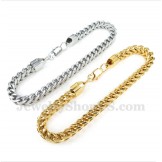 Men's Gold Titanium Bracelet